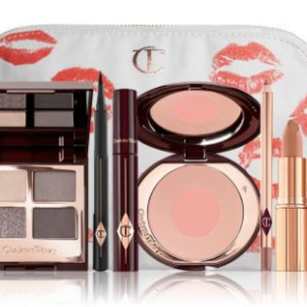 Charlotte Tilbury "The Rock Chic" Makeup Bag Gift Set In Original Packaging